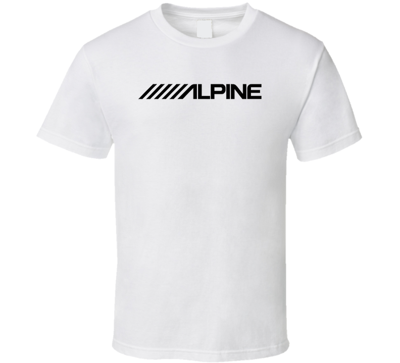 Alpine Car Stereo T Shirt