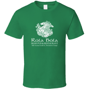 Rula Bula Irish Pub Restaurant Arizona T Shirt