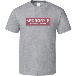 Mccrory's 5 & 10 Store T Shirt