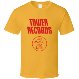 Tower Records No Music No Life T Shirt