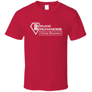 Service Merchandise Catalogue Showrooms T Shirt