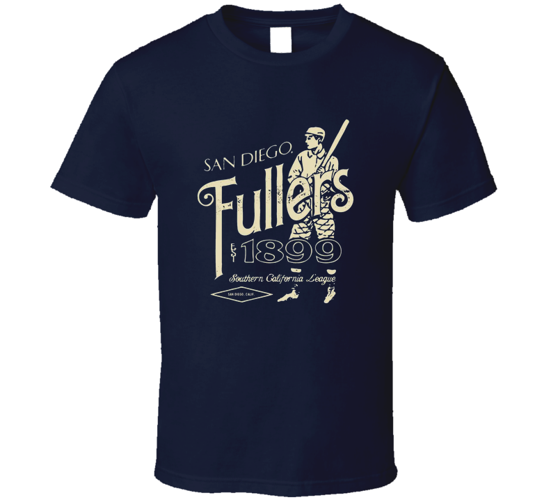 San Diego Fullers California Vintage Baseball T Shirt
