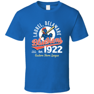 Laurel Blue Hens Delaware Baseball T Shirt