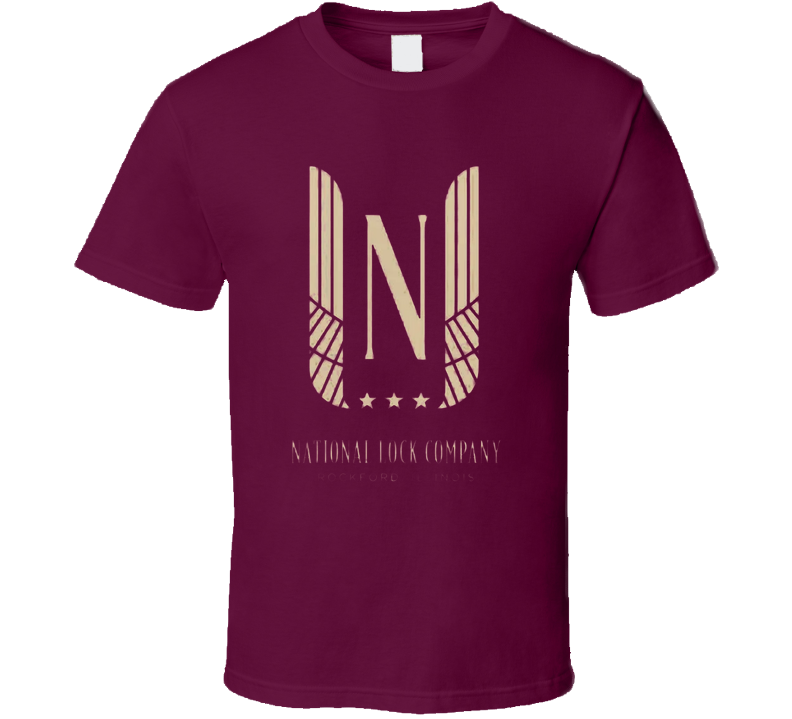 National Lock Company Rockford T Shirt