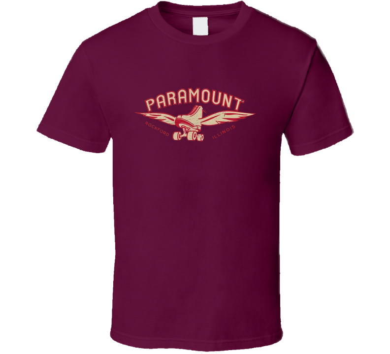 Paramount Roller Rink Rockford T Shirt