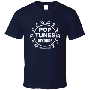 Pop Tunes Records Memphis T Shirt