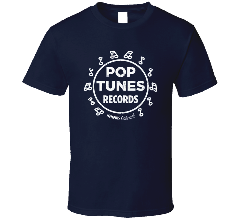 Pop Tunes Records Memphis T Shirt