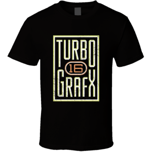 Turbografx 16 Video Game System T Shirt