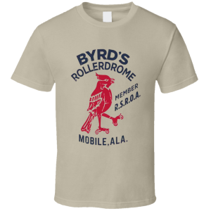 Byrds Rollerdrome Skating Mobile T Shirt
