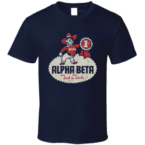 Alpha Beta Grocery Store T Shirt