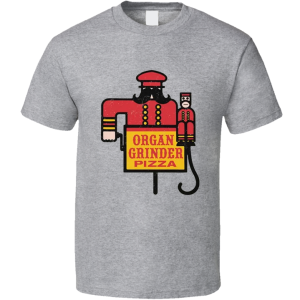 Organ Grinder Pizza Denver T Shirt