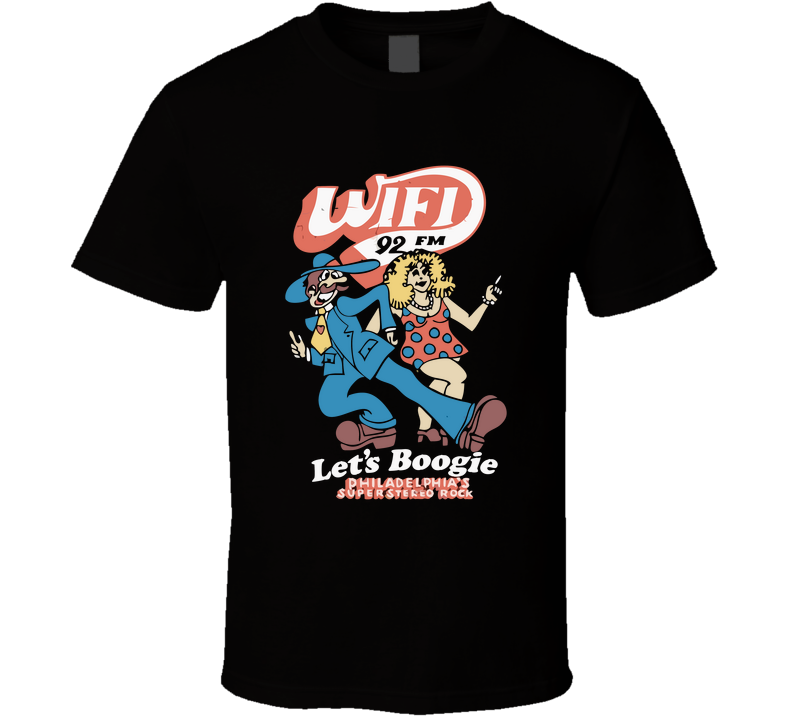 Wifi 92 Fm Philadelphias Super Stereo Rock T Shirt