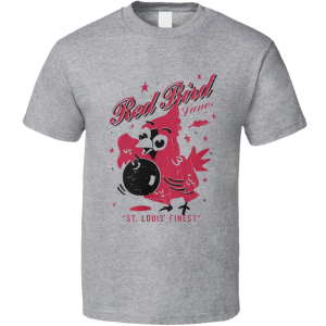 Red Bird Lanes Bowling St. Louis T Shirt