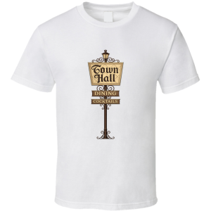Town Hall Dining Cocktails St Louis Missouri T Shirt